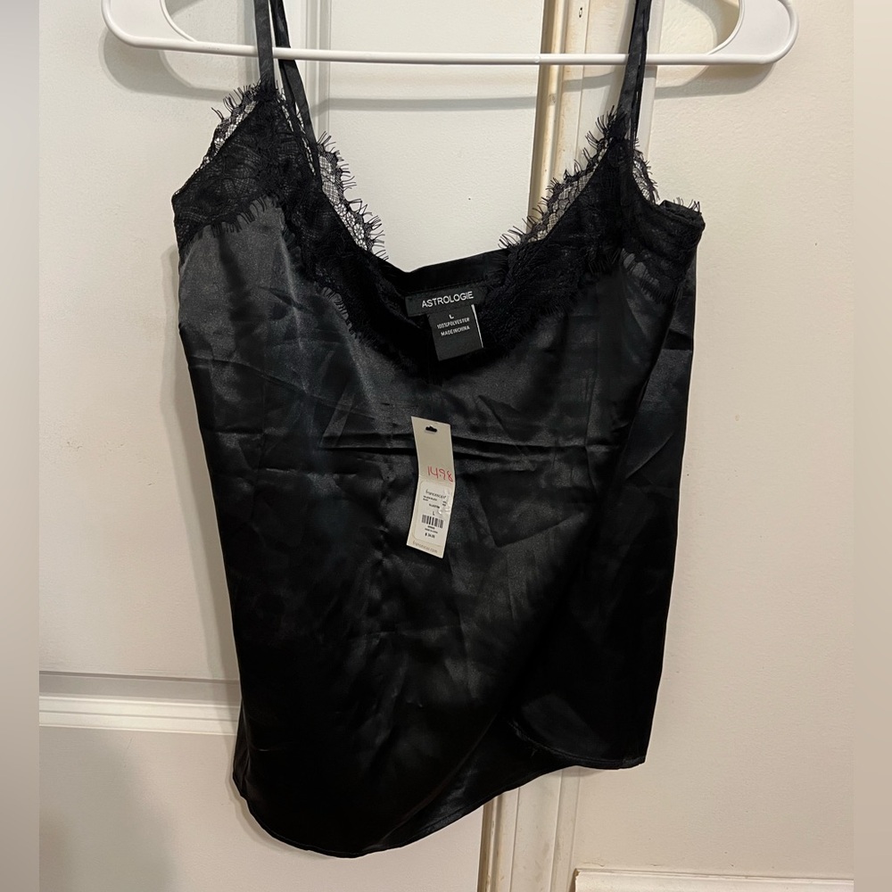 NEW Francesca’s Silk Tank Size L
